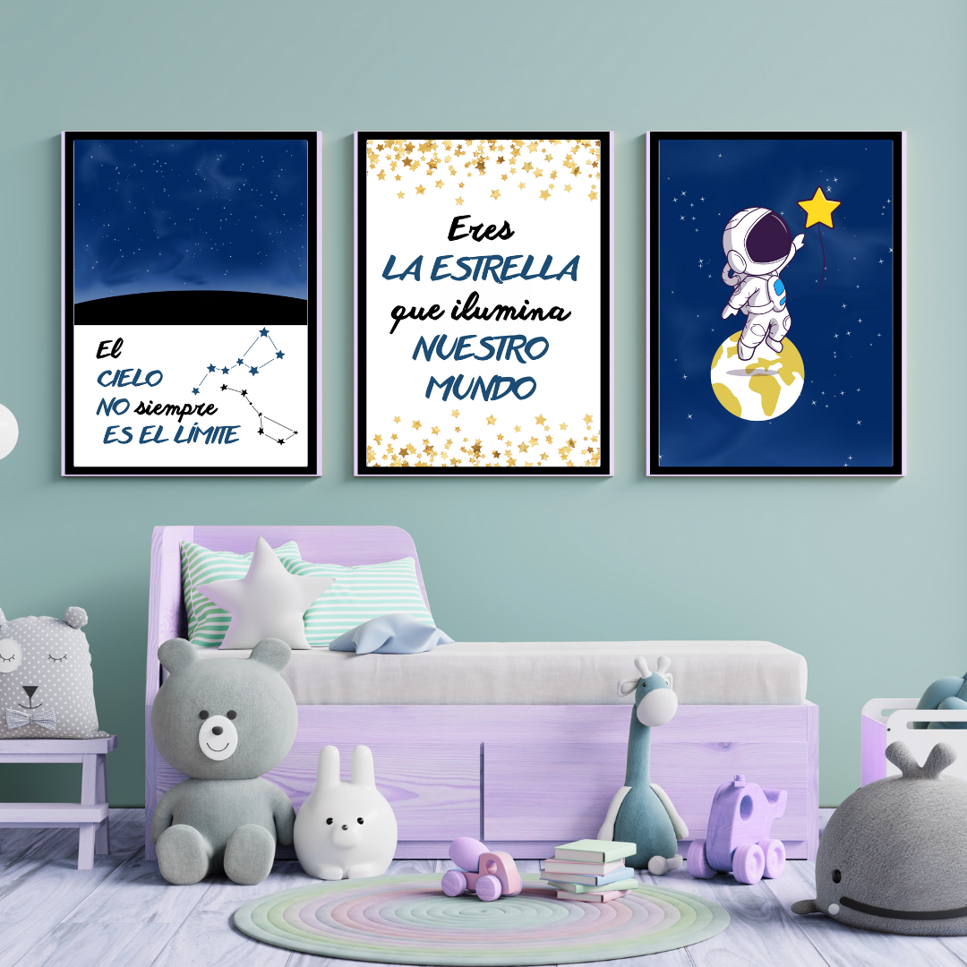 Pack 3 Láminas "Estrella"