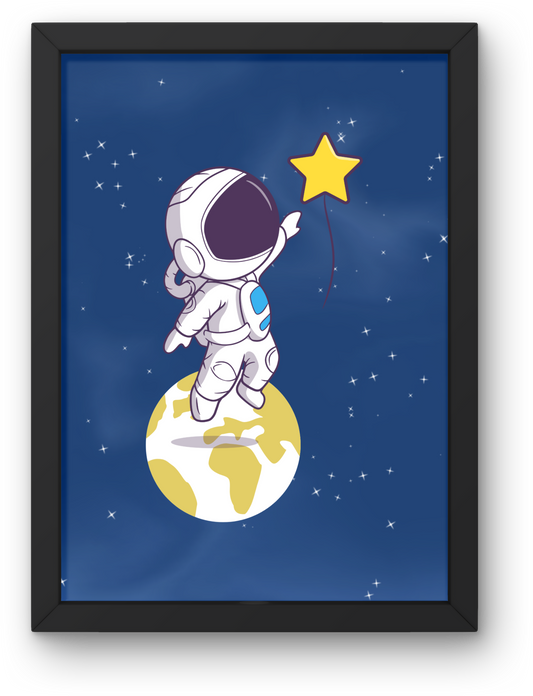 Lámina Infantil "Astronauta"