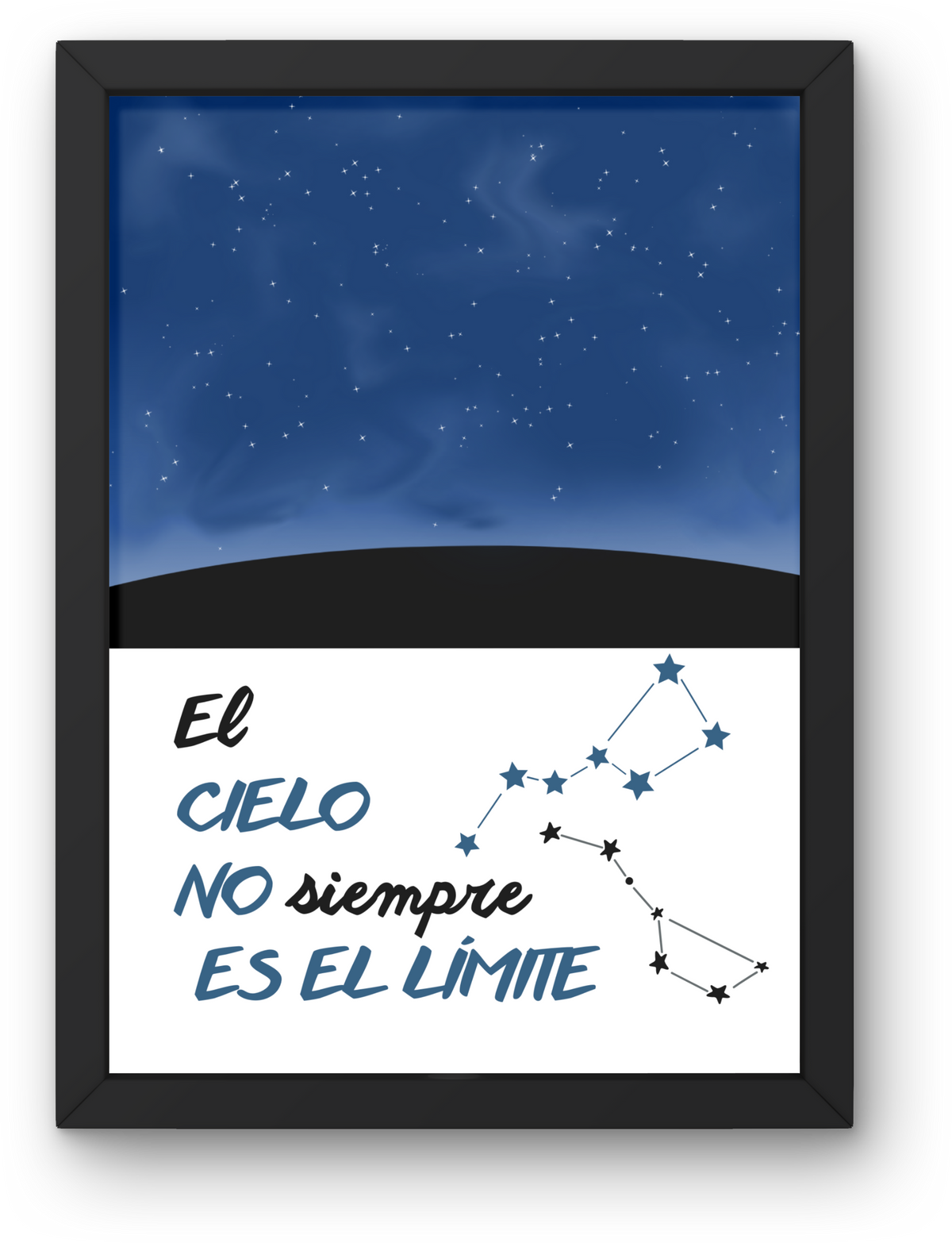 Lámina Infantil "No siempre es el límite"
