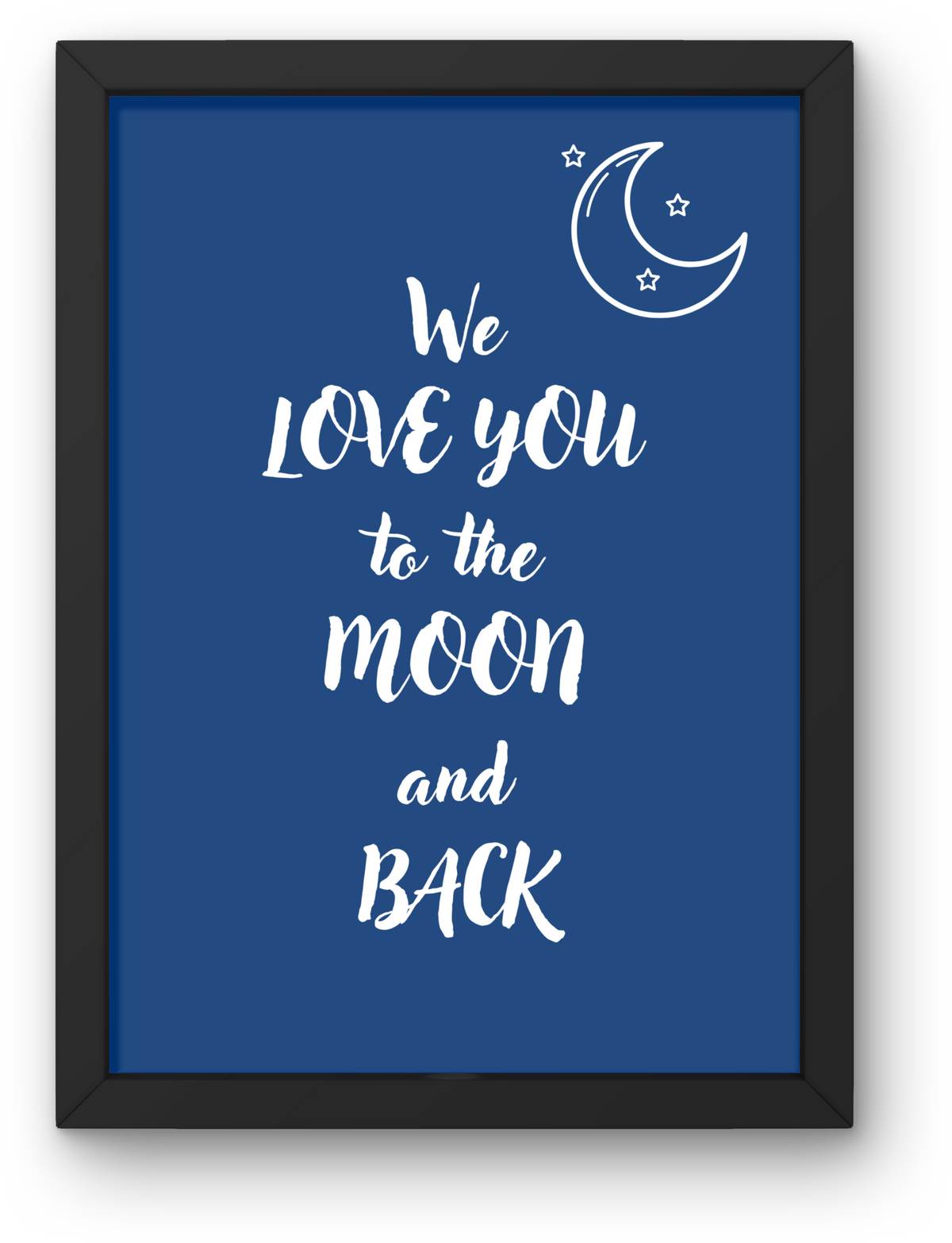 Lámina Infantil "Hasta la luna"