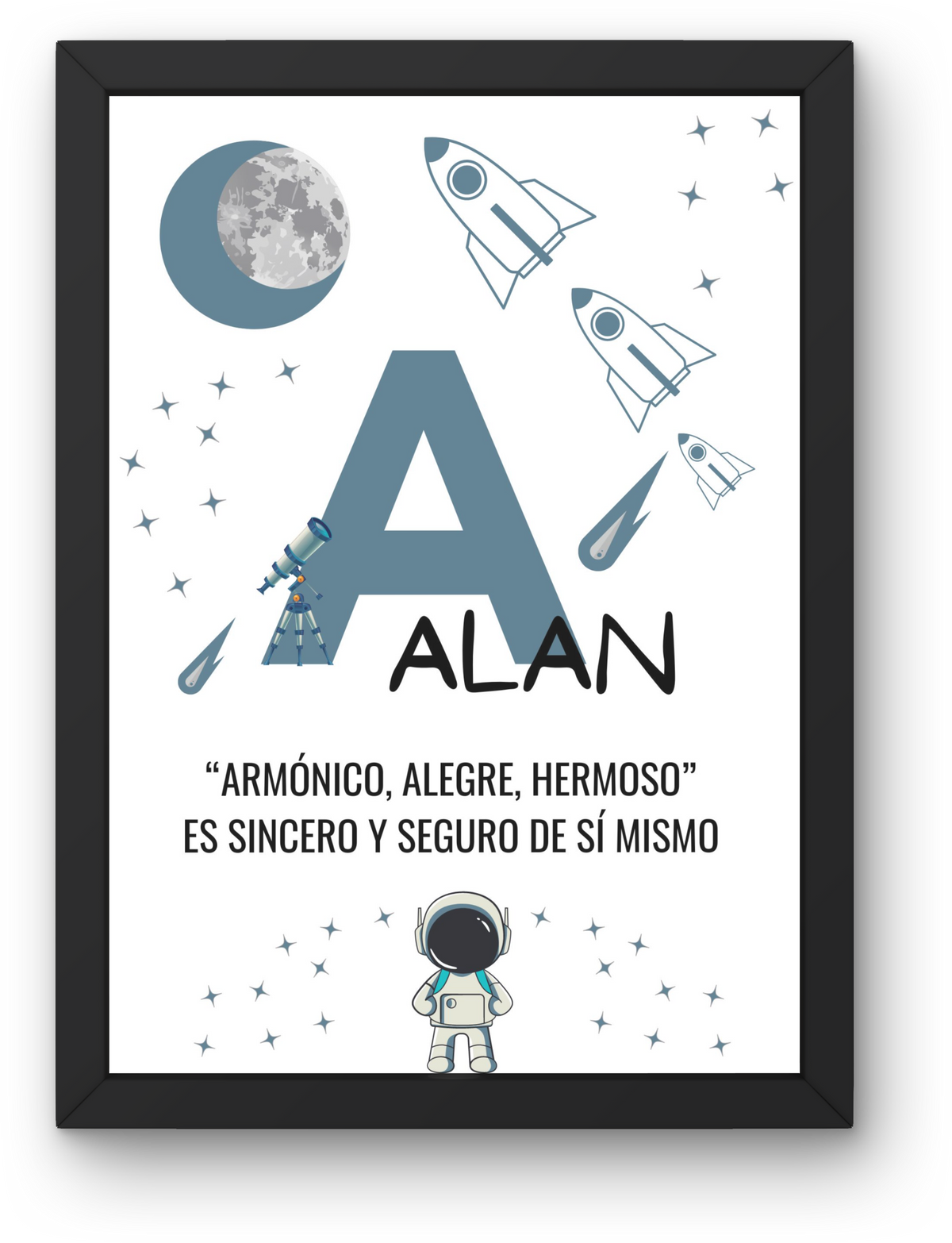 Lámina Infantil: Nombre y Significado "Cielo"