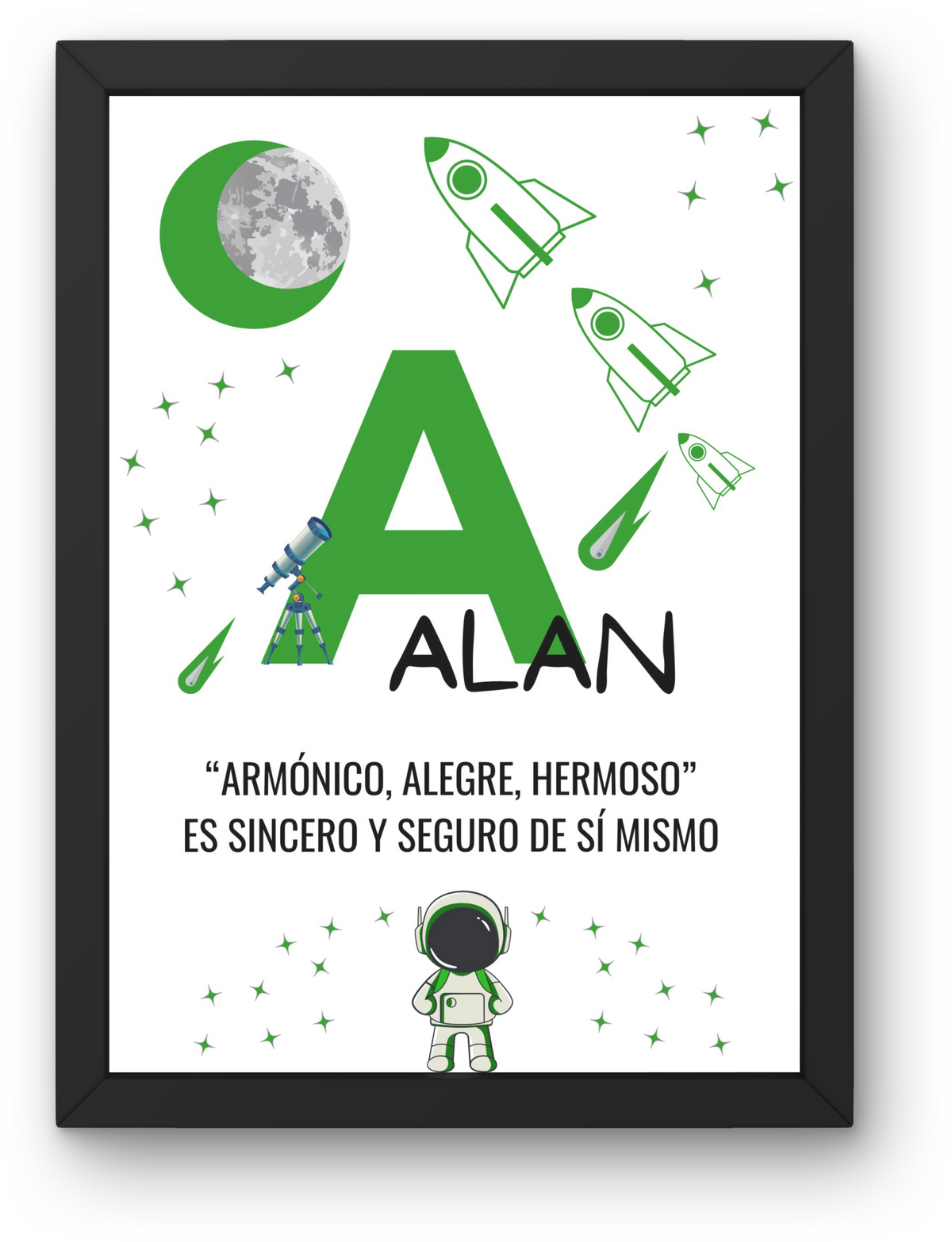 Lámina Infantil: Nombre y Significado "Cielo"
