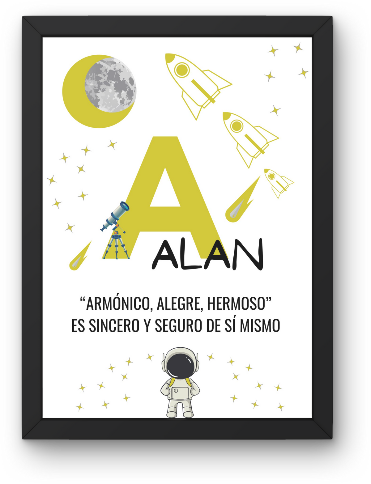 Lámina Infantil: Nombre y Significado "Cielo"