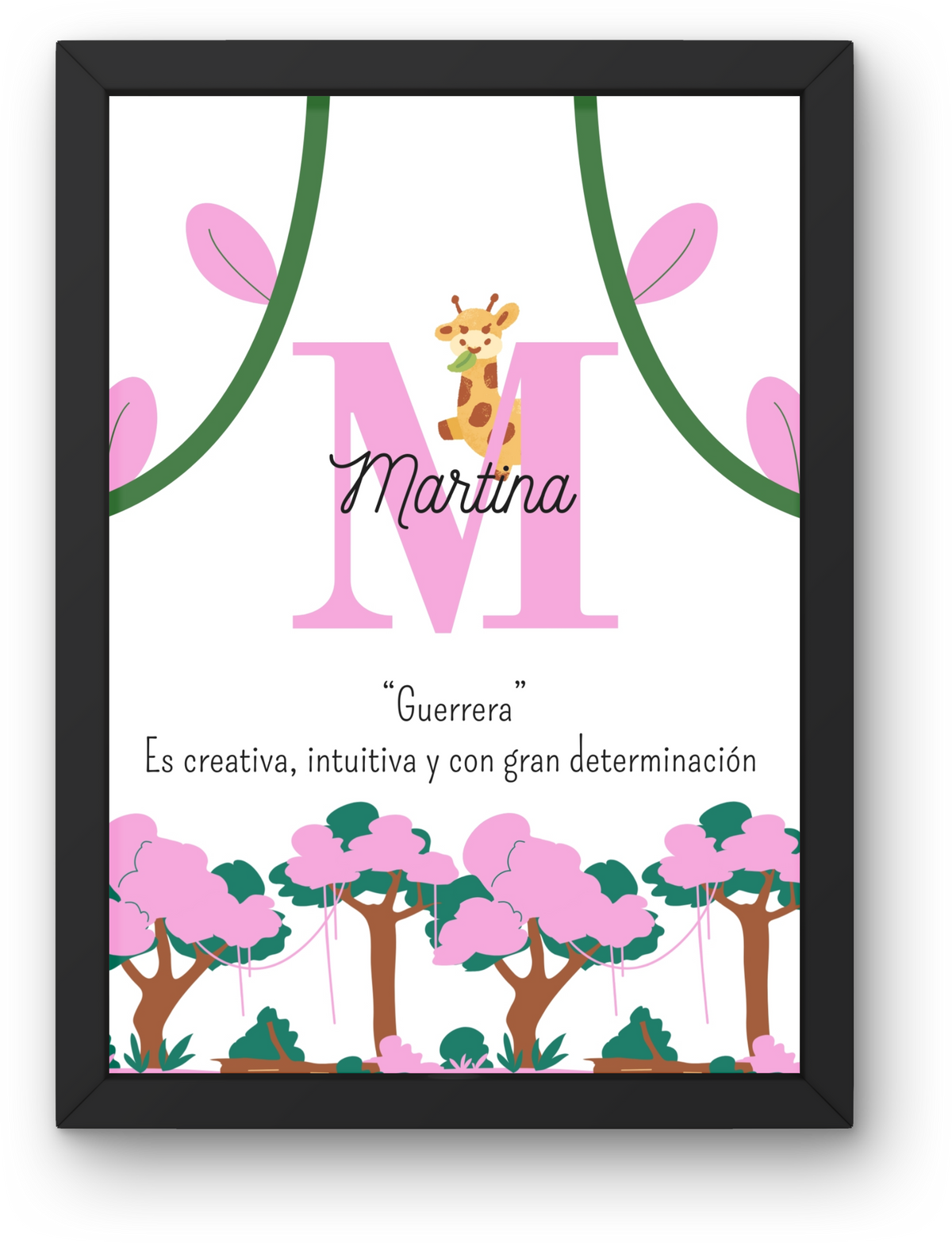 Lámina Infantil: Nombre y Significado  "Vegetación"