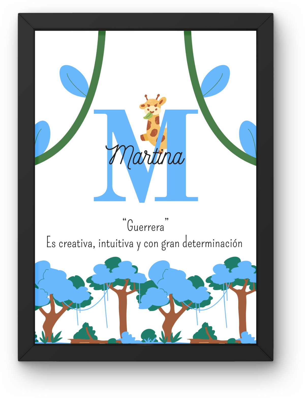 Lámina Infantil: Nombre y Significado  "Vegetación"